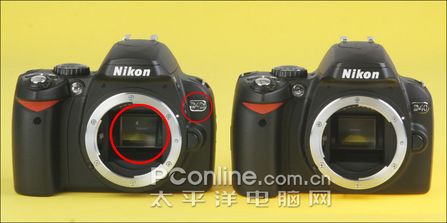 尼康D40X与D40外观差别