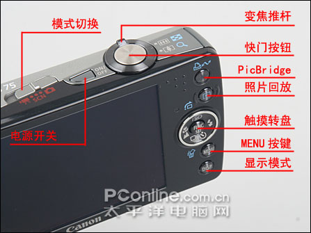 佳能IXUS75操作操控