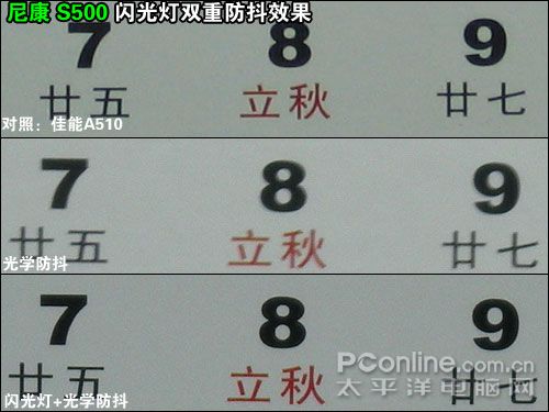 尼康S500防抖实拍效果