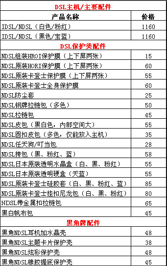NDSL报价
