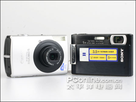 佳能860 IS与索尼T200对比评测