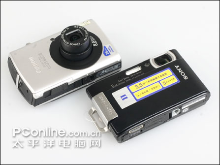佳能IXUS 860 IS与索尼T200对比评测
