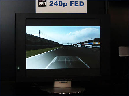 索尼下一代240fps FED电视惊现CEATEC展会