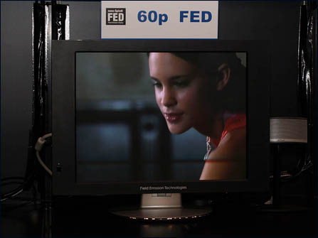 索尼下一代240fps FED电视惊现CEATEC展会