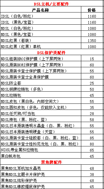 PSP报价