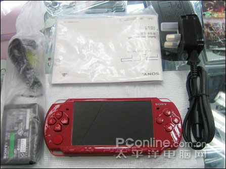 红色PSP2000