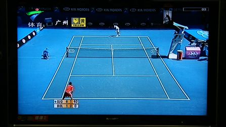 夏普液晶电视46RX1网球比赛评测