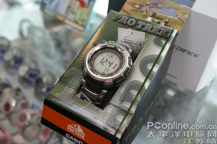 CASIO 登山超薄轻巧钛金属 PRG-110T-