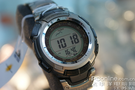 CASIO 登山超薄轻巧钛金属 PRG-110T-