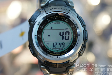 CASIO 登山超薄轻巧钛金属 PRG-110T-