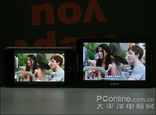 艾诺V3000对比iPod touch
