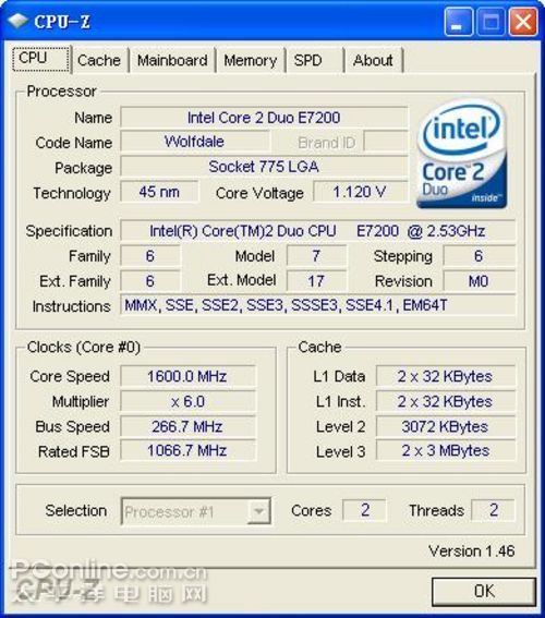 intel core2 duo e7200处理器在cinebench 10测试中的表现不错,它的单