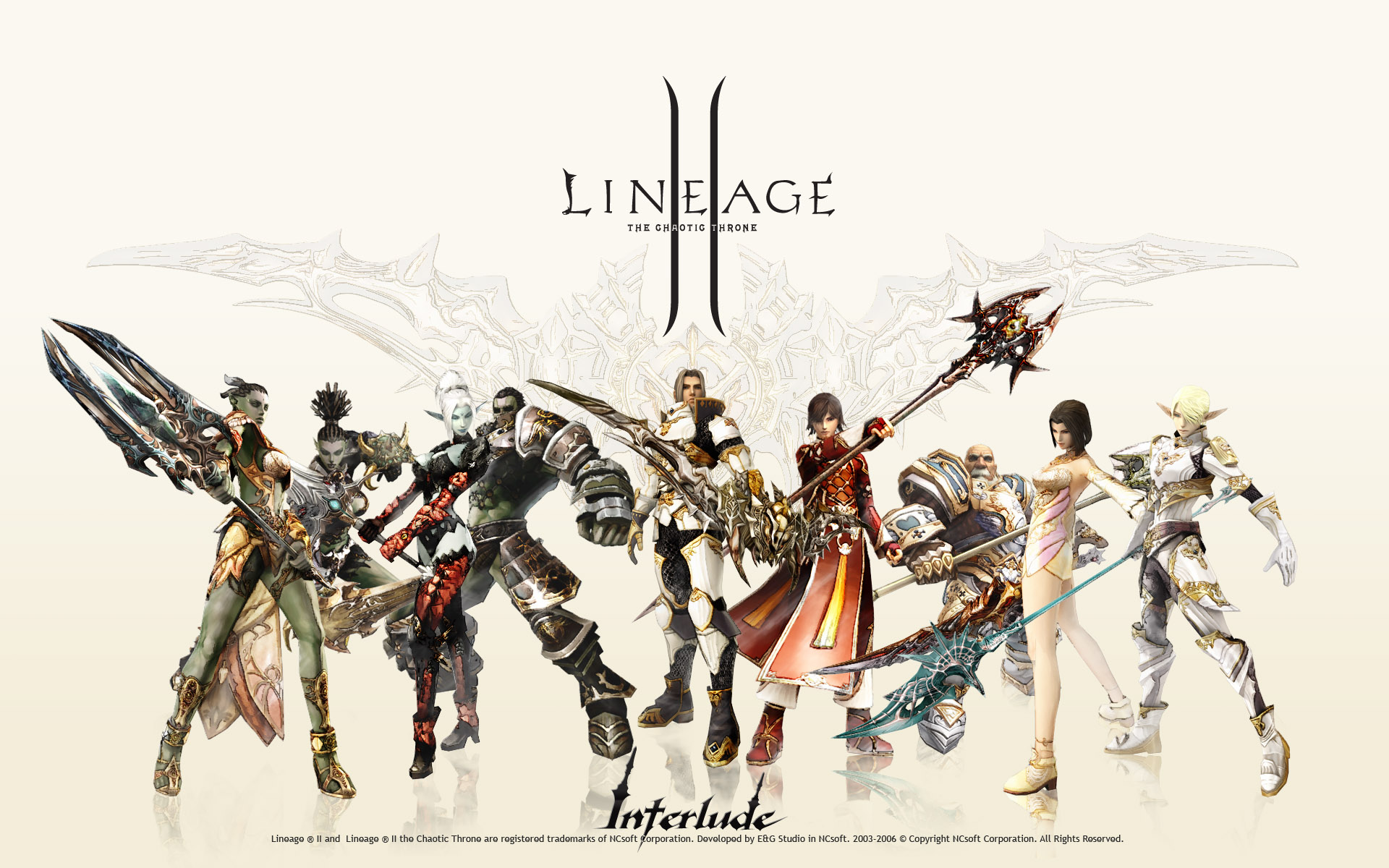 lineageⅡ游戏造型高清壁纸