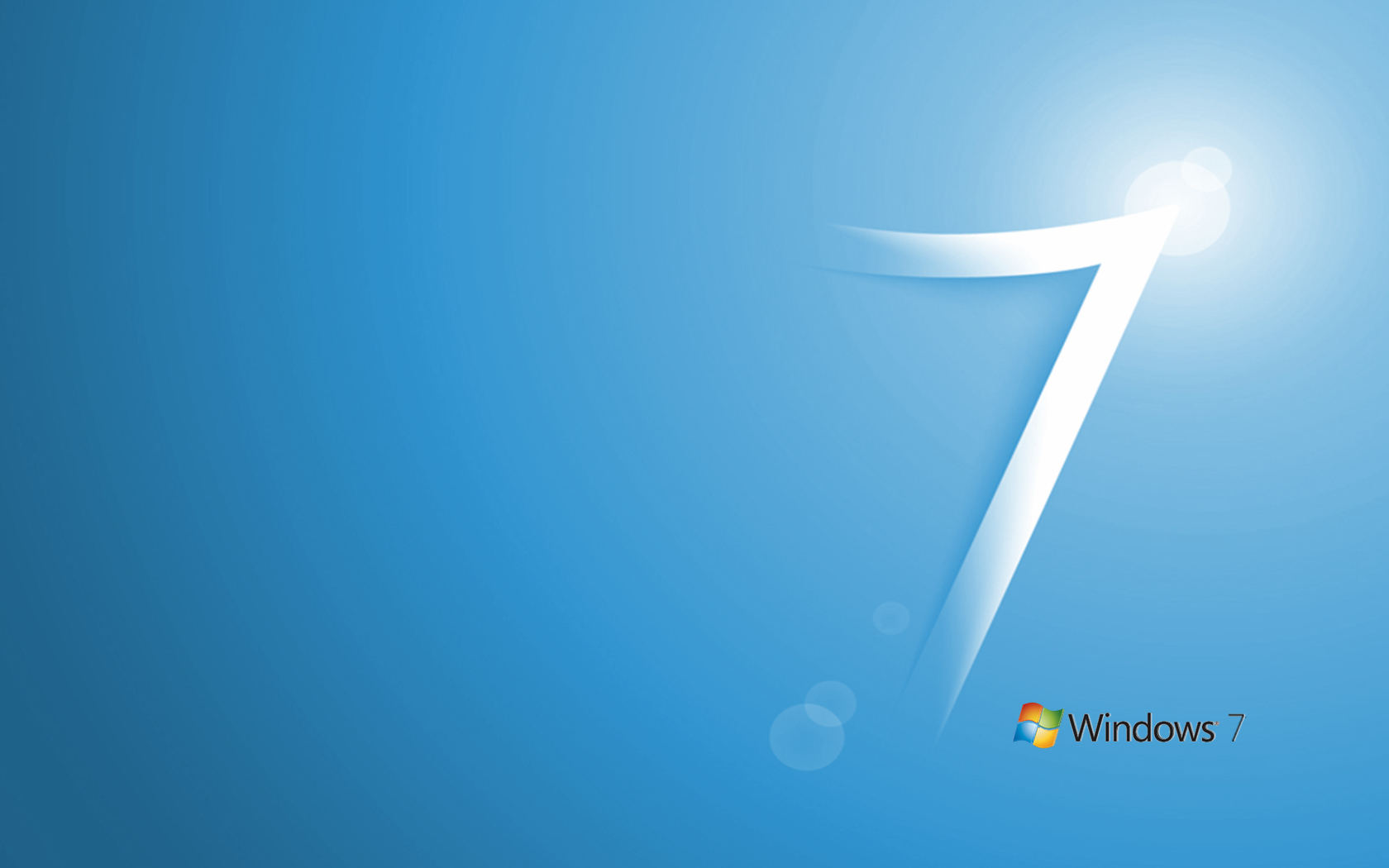 windows 7新logo壁纸