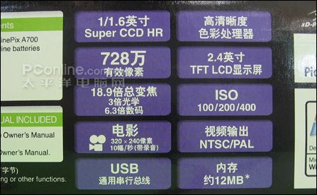 A700简单规格说明