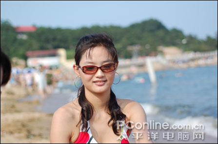 浪花朵朵拍!奥林巴斯海边美女秀!