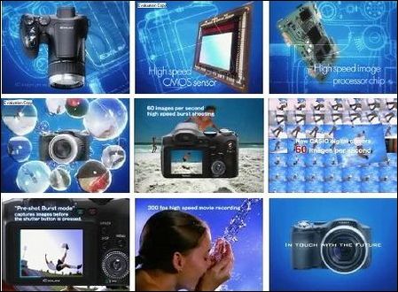 每秒连拍60张卡西欧DC视频广告截图