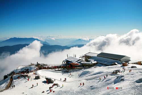 玉龙雪山冰川图赏12