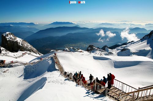 玉龙雪山冰川图赏7