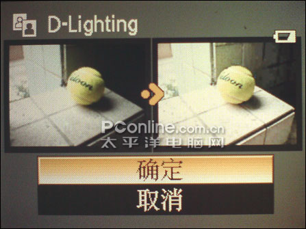 尼康S210评测_D-Lighting