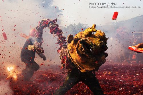 鞭炮攻狮子闹元宵(图19)