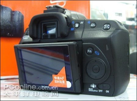 索尼α350背面