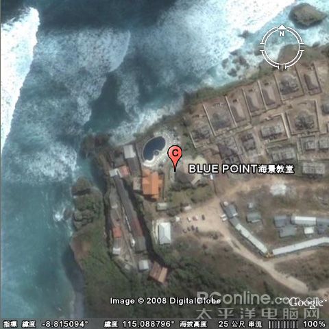 巴厘岛之旅GE卫星地图