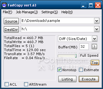 download the new version FastCopy 5.4.0