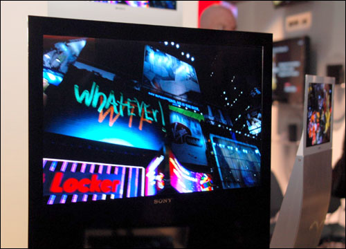 CES 2009展索尼21英寸有机EL电视