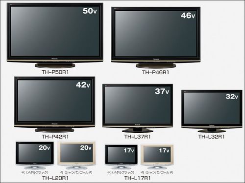 松下r1系列等離子電視和液晶電視