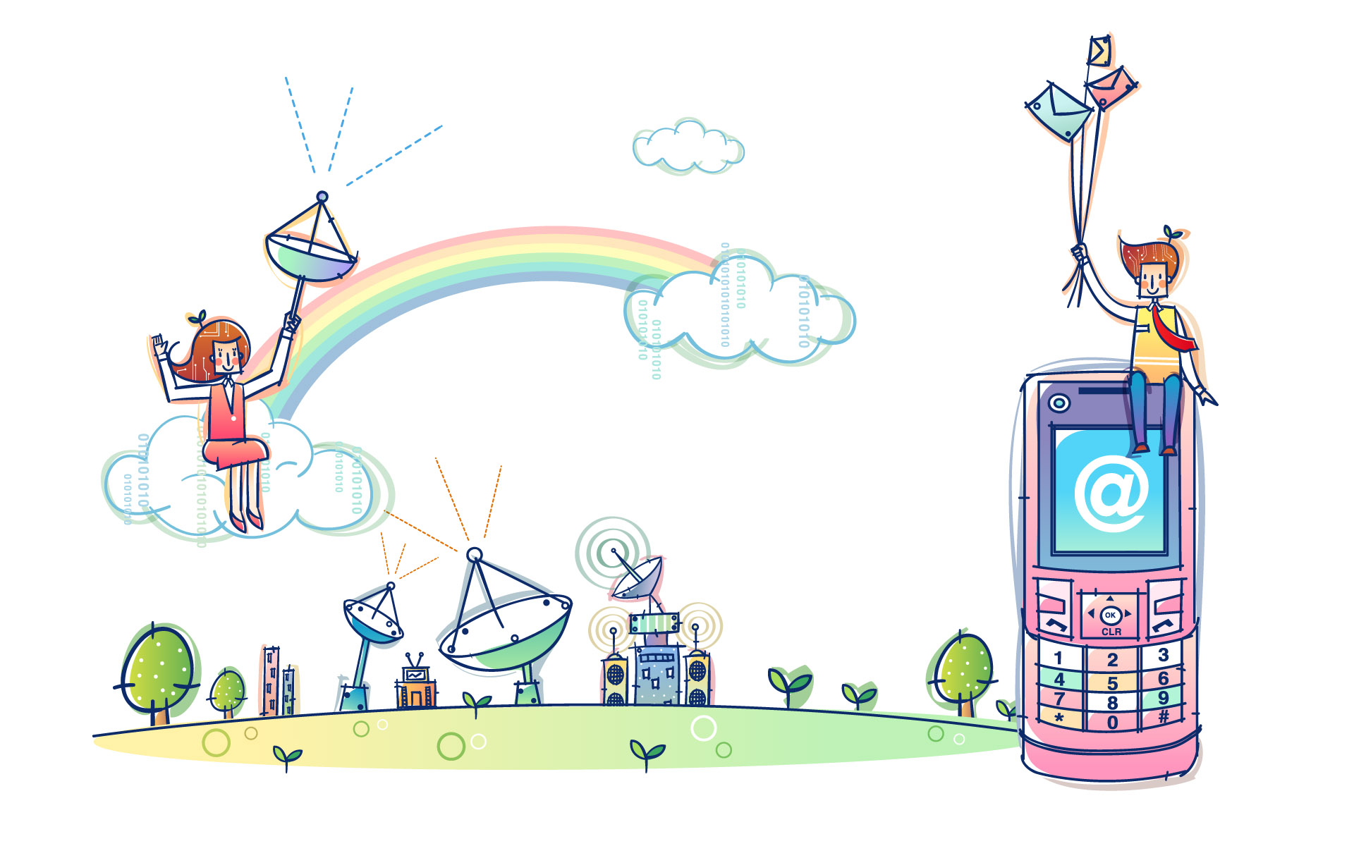 科技联想 高清壁纸_卡通_太平洋科技