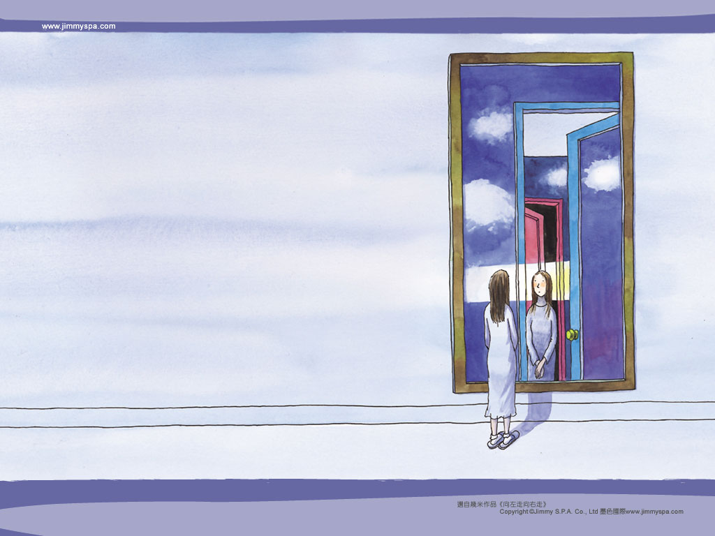 几米漫画绘本向左走向右走